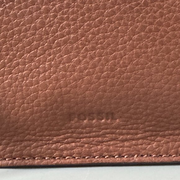 New Fossil Brown Leather Crossbody Bag - Picture 4 of 15